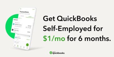 QB Self-Employed $1 Promo Email